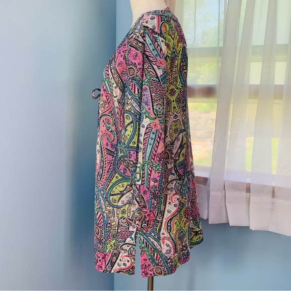 Tommy Bahama Pastel Paisley Swimsuit Coverup - Picture 2 of 5